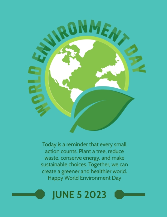 Plantilla de world environment day | PosterMyWall