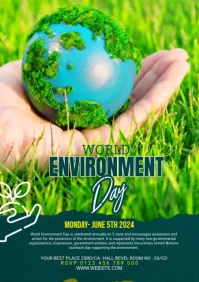 world environment day A5 template