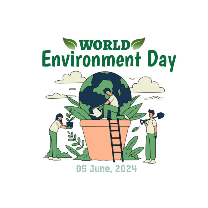 World environment day Instagram Post template