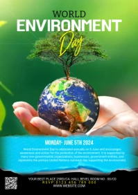 world environment day A3 template