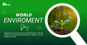 world environment day Изображение, которым поделились на Facebook template