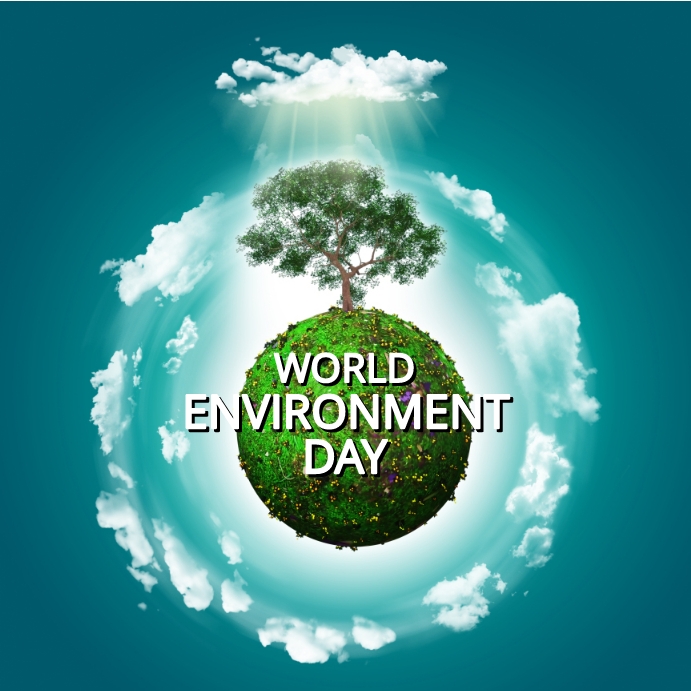 World Environment Day design Square (1:1) template