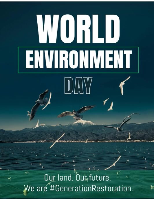 WORLD ENVIRONMENT DAY Flyer (US Letter) template