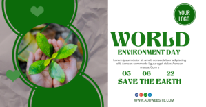 world environment day Facebook Ad template