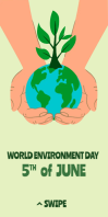 World Environment Day Event Spanduk Gulir Atas 3' × 6' template