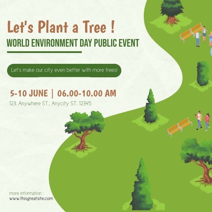 Environmental Day Event World Environment Day Event Template | PosterMyWall