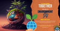 world Environment day Facebook event cover template
