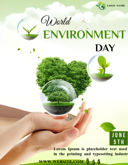 World Environment Day  Flyer (us Letter) template