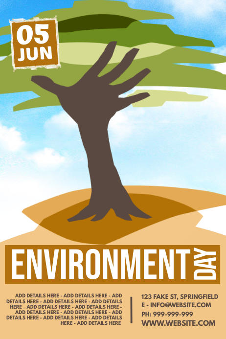 World Environment Day Poster Template | PosterMyWall