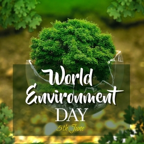 World Environment Day Social Media Post Template Postermywall World Environment Day Social Media Post Template Postermywall
