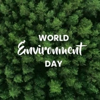 world environment day template Square (1:1)
