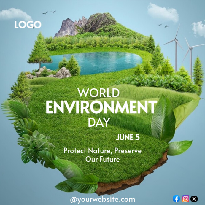 World Environment Day Template  Instagram Post