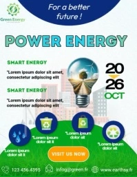 Environment  flyer template