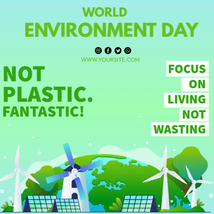 World Environments Ads Template | PosterMyWall
