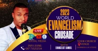 World Evangelism Poster Facebook Shared Image template