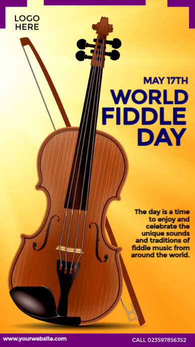 World Fiddle Day Template Indaba yaku-Instagram