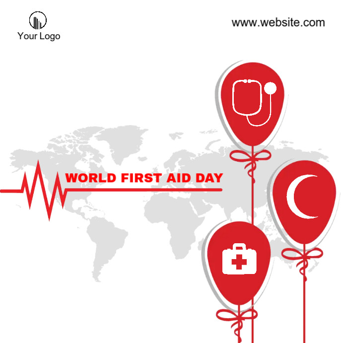 World First Aid Day Post Template Vorlage PosterMyWall world-first-aid-day-post-template-vorlage-postermywall