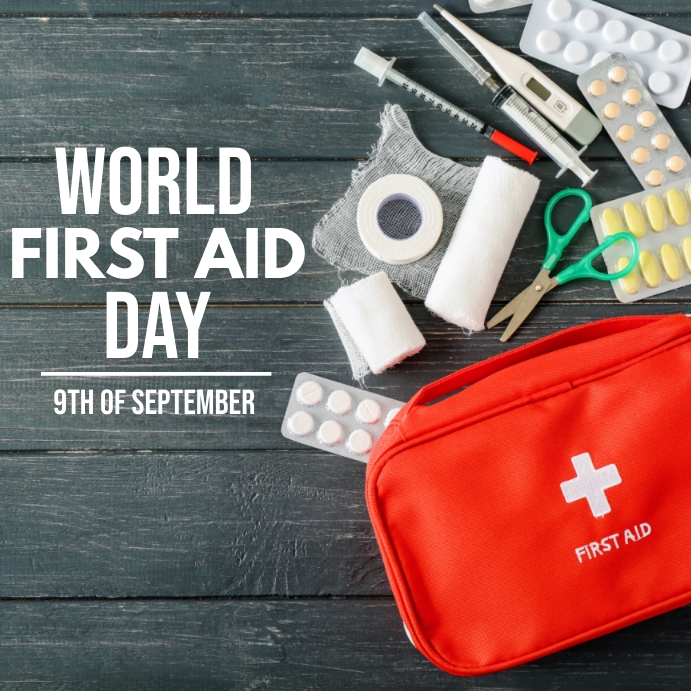 Plantilla de World first aid day poster | PosterMyWall