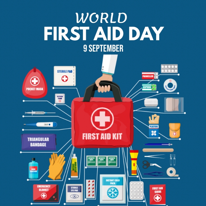 Plantilla de World first aid day poster | PosterMyWall