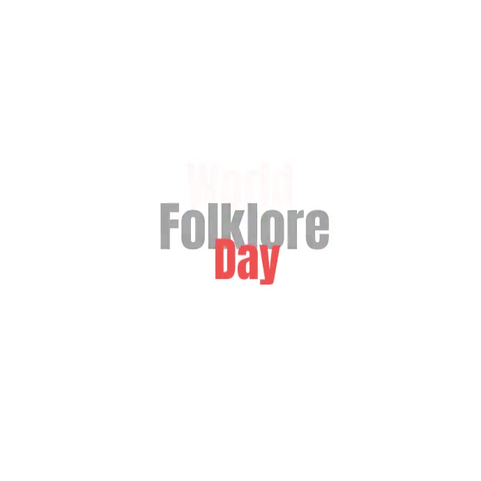 World folklore day Instagram Post template