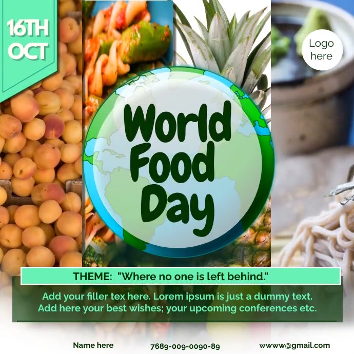 Copy of WORLD FOOD DAY PosterMyWall