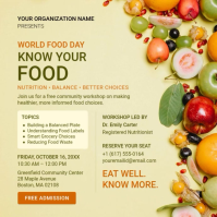 Gul World Food Day Workshop Instagram Post Template