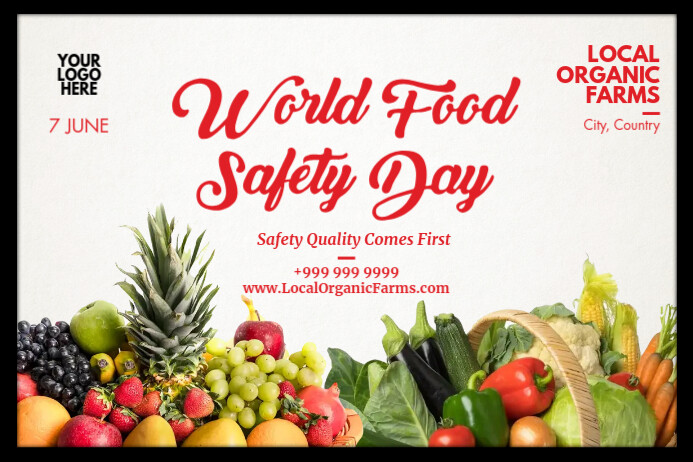 World Food Safety Day Template Postermywall
