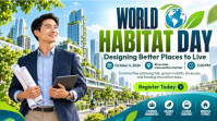 Branco World Habitat Day Event Miniatura de YouTube Template