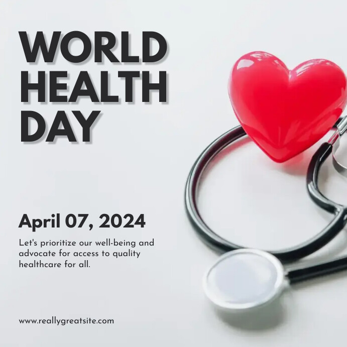 World Health Day Instagram Post Template | PosterMyWall
