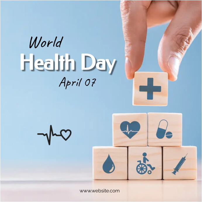 World health day organization Instagram Post template