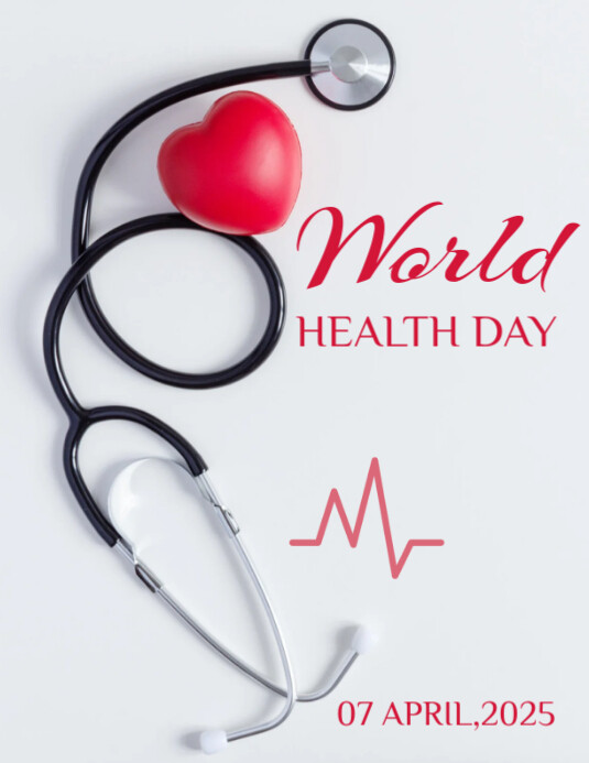 World Health Day Template 2025 Flyer (US Letter)