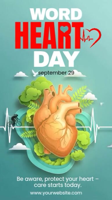 World Heart Day Template | PosterMyWall