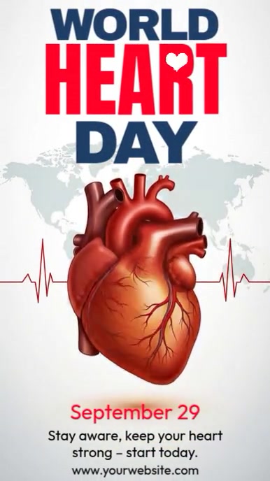 World Heart Day Template | PosterMyWall