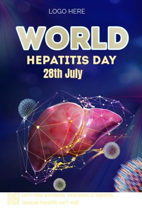 World hepatitis day design template Customizable Iphosta