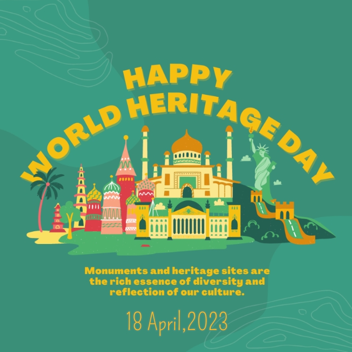 world heritage day Template | PosterMyWall