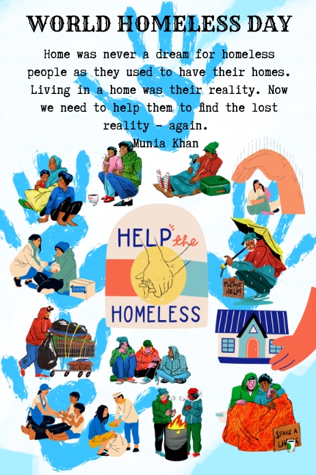 Copy of World homeless day | PosterMyWall
