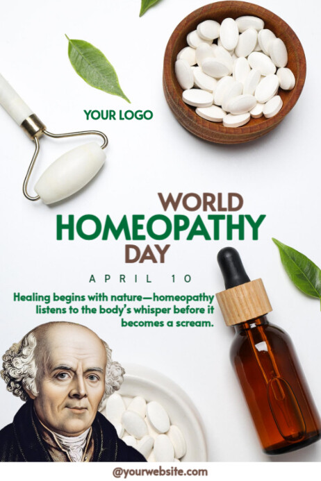 World Homeopathy Day Template  Poster