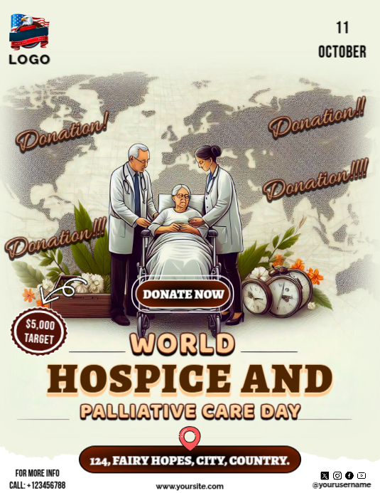 World Hospice And Palliative Care Day Template | PosterMyWall