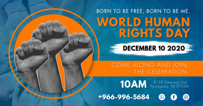 Human Rights Program Invitation World Human Rights Week Invitation Template | PosterMyWall