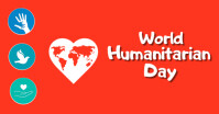 World Humanitarian Day Facebook Shared Image template