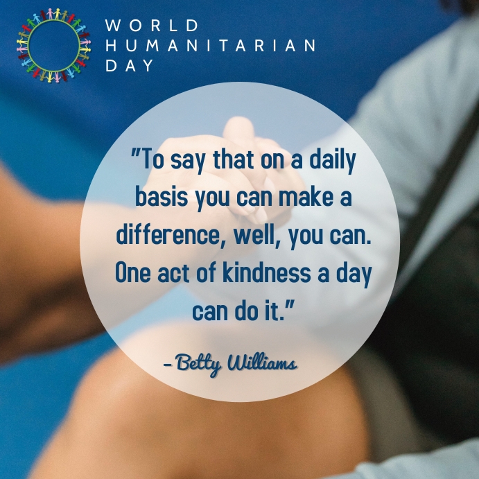 Modele Citations De La Journee Humanitaire Mondiale Postermywall Modele Citations De La Journee Humanitaire Mondiale Postermywall