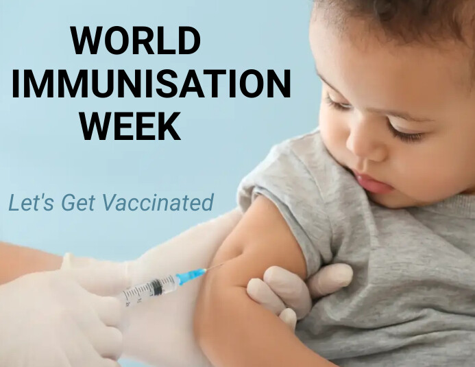 WORLD IMMUNISATION WEEK Flyer (US Letter) template