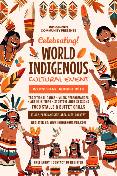 World Indigenous Cultural Event Template | PosterMyWall