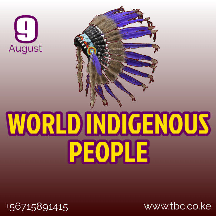 WORLD INDIGENOUS PEOPLE Design templaat | PosterMyWall