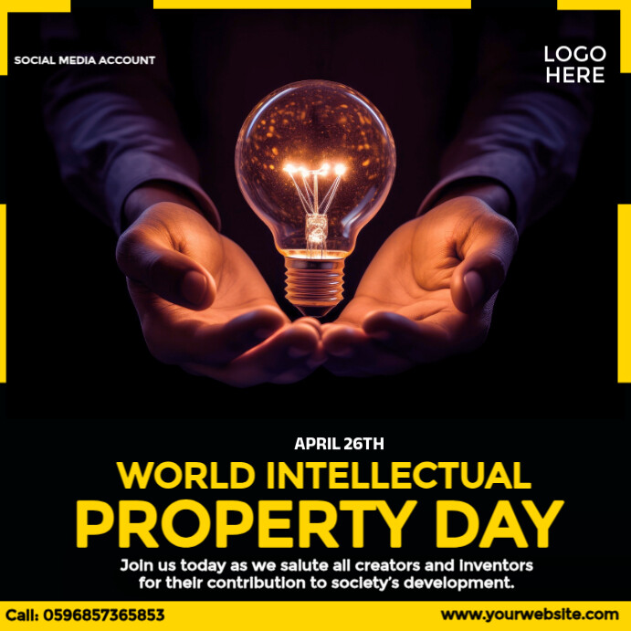 Copy of world intellectual property day | PosterMyWall