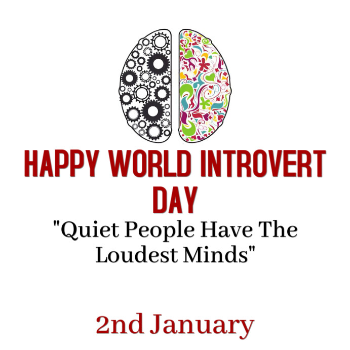 Introvert Monday World Introvert Day Template | PosterMyWall