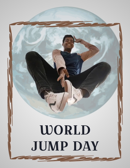 World Jump Day Template PosterMyWall