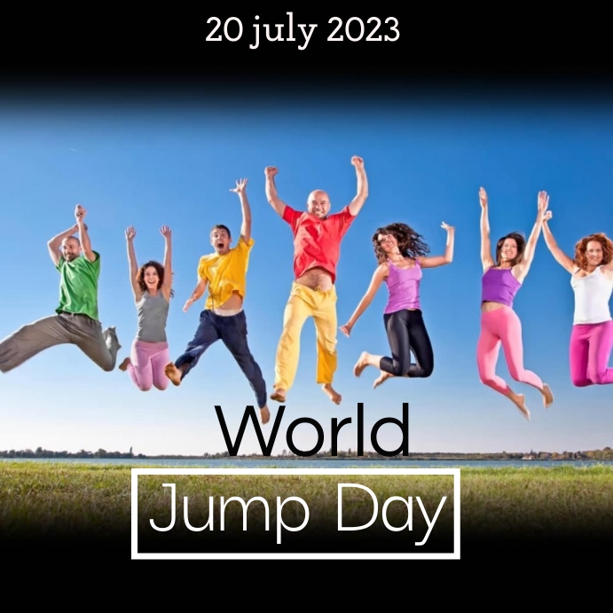 World jump day inatsgram post Template PosterMyWall