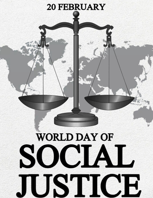 Copy of World justice day poster PosterMyWall