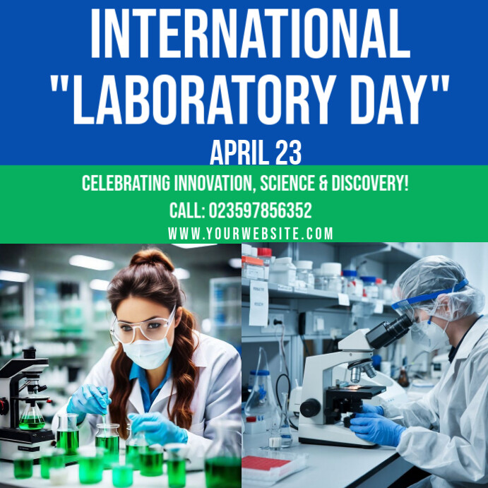 World Laboratory Day Instagram Post Template | PosterMyWall